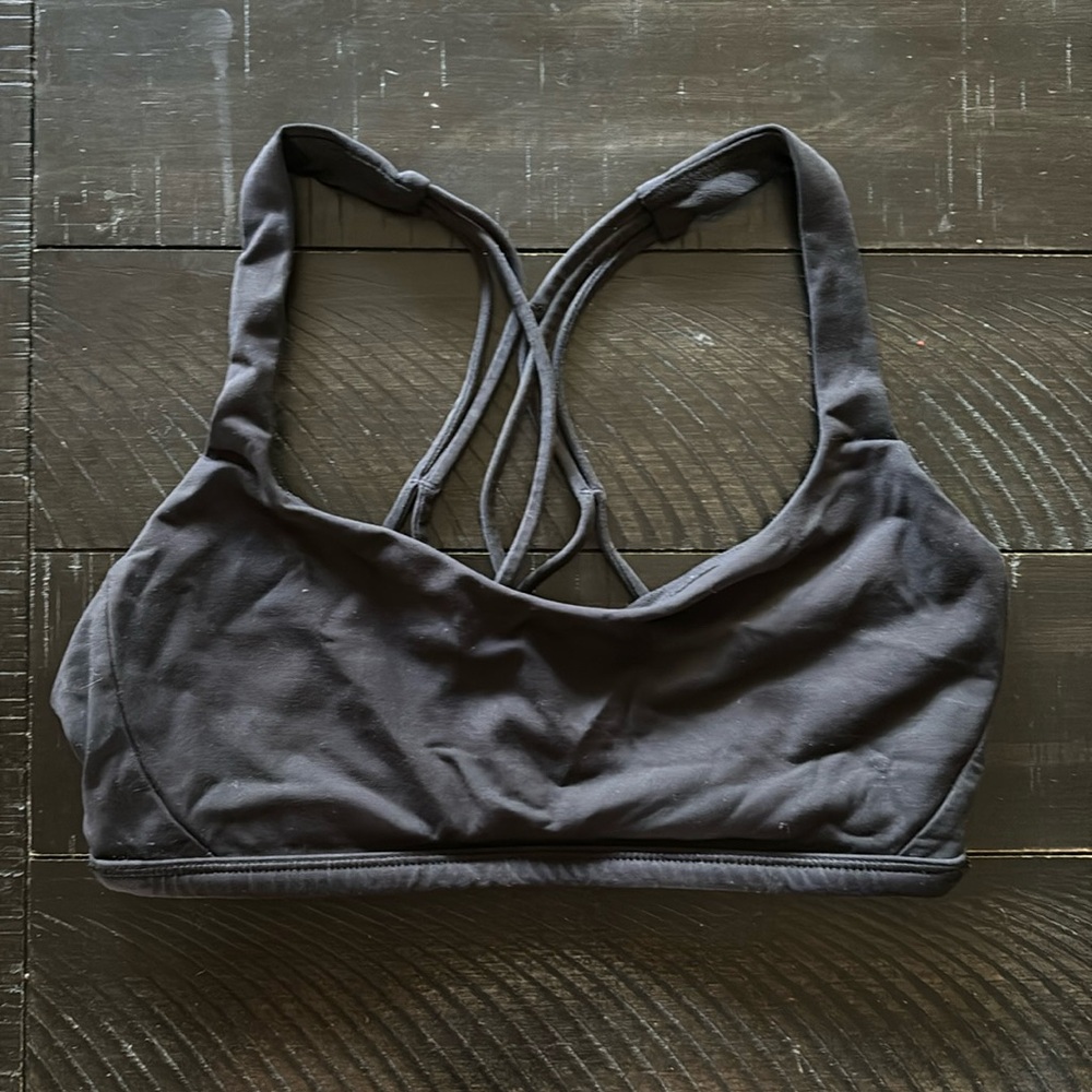 Lululemon Black Free To Be Wild Sports Bra Size 4